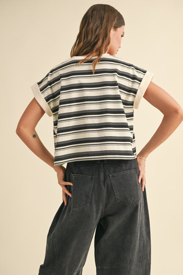 NYLAND Michaela Multi Striped T-Shirt
