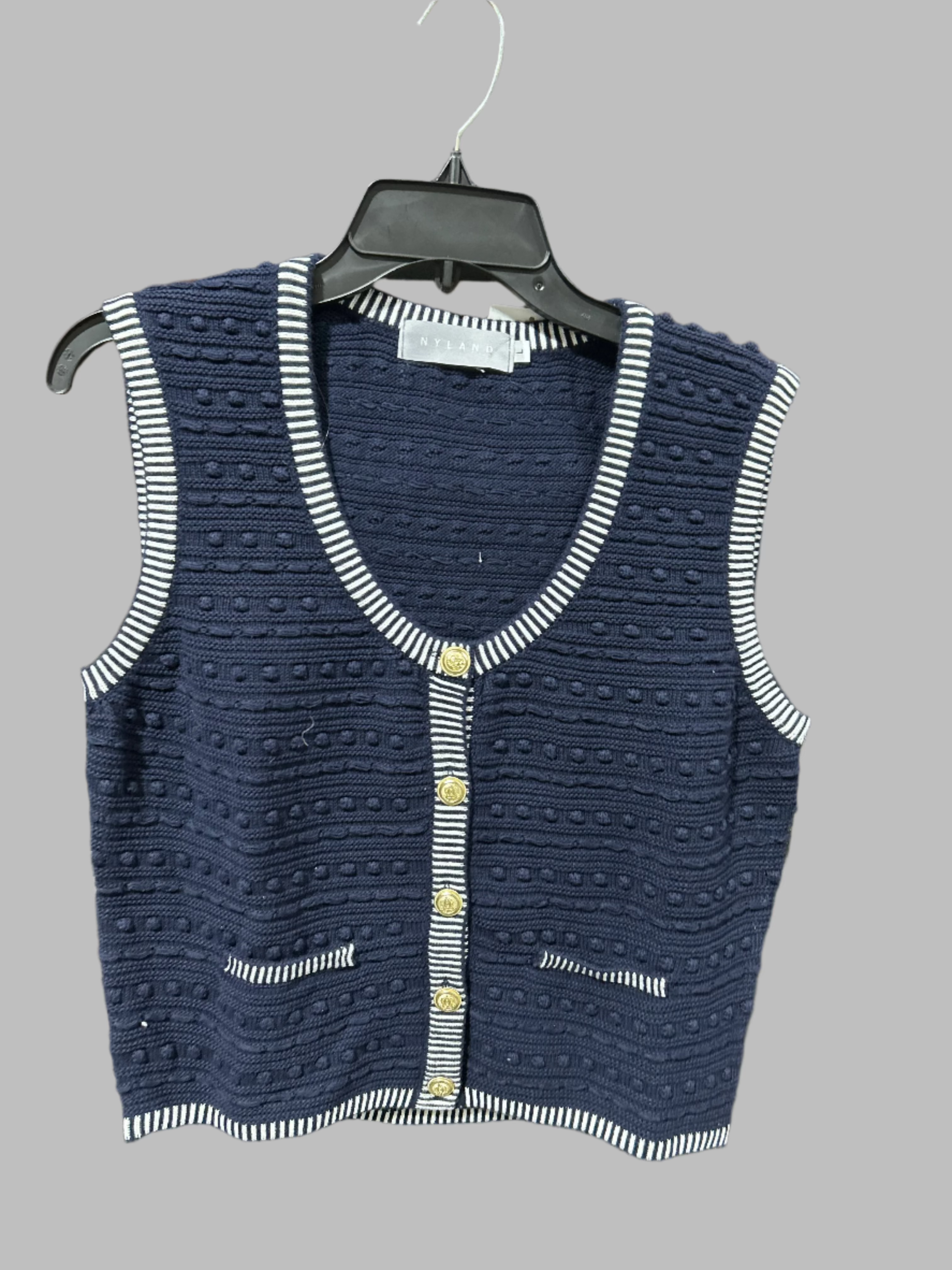 NYLAND Marceline Sleeveless Sweater Vest - Adorn