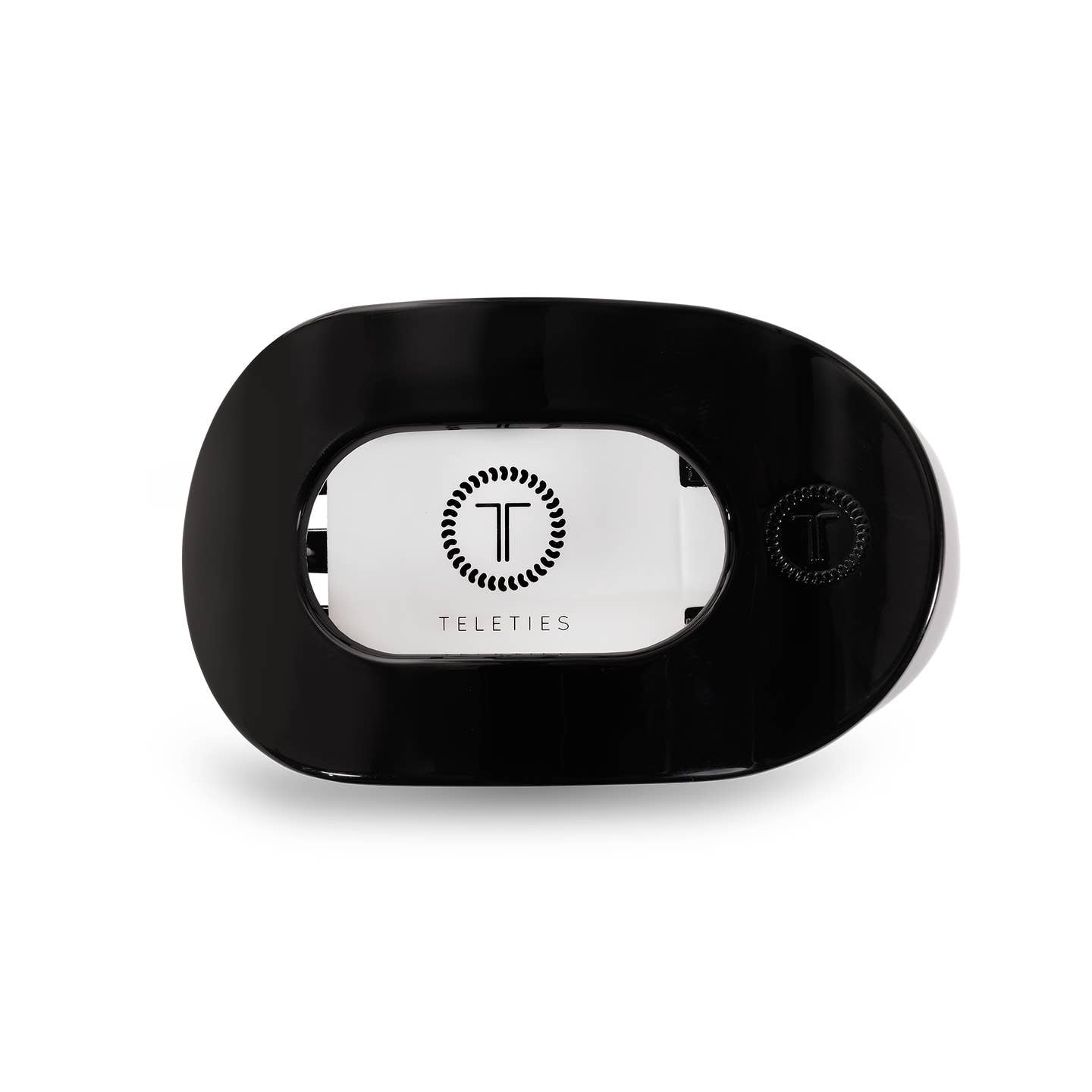 TELETIES Round Flat Hair Clip - Medium