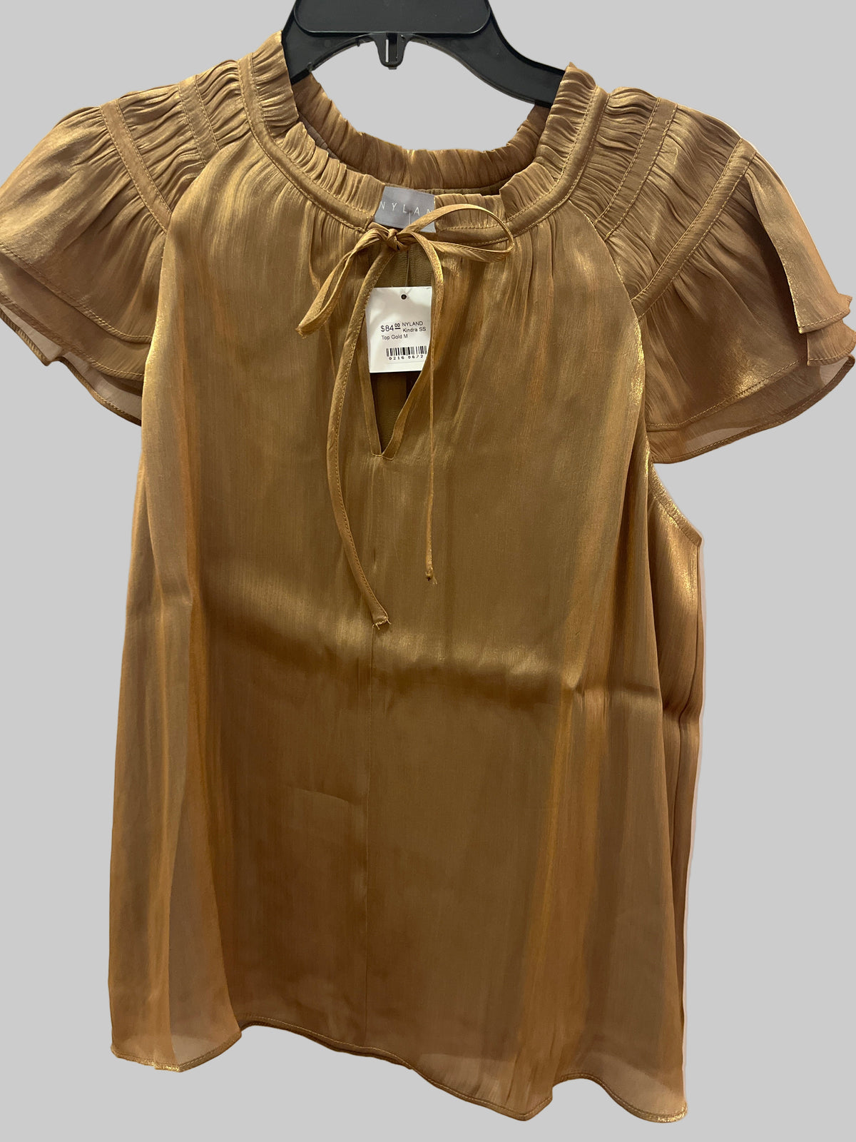 NYLAND Kindra SS Top Gold