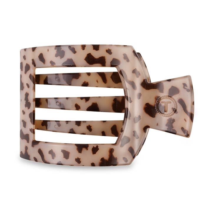 TELETIES Square Flat Hair Clip - Small