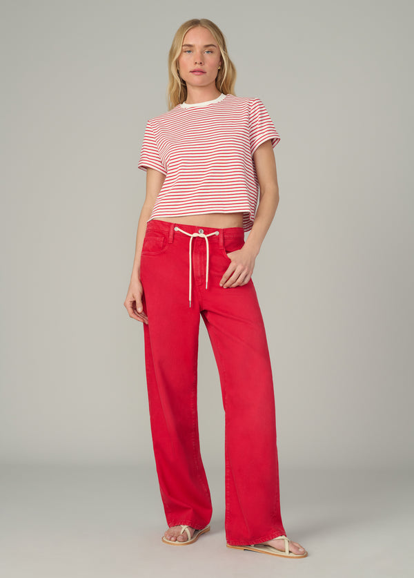 JOE&#39;S JEANS The Ryan Draw Cord in Cherry Red