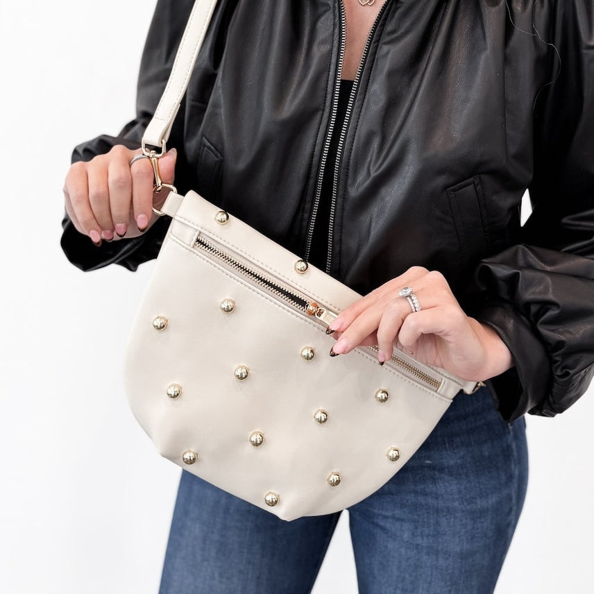 Pretty Simple Chic Studded Westlyn Bum Bag