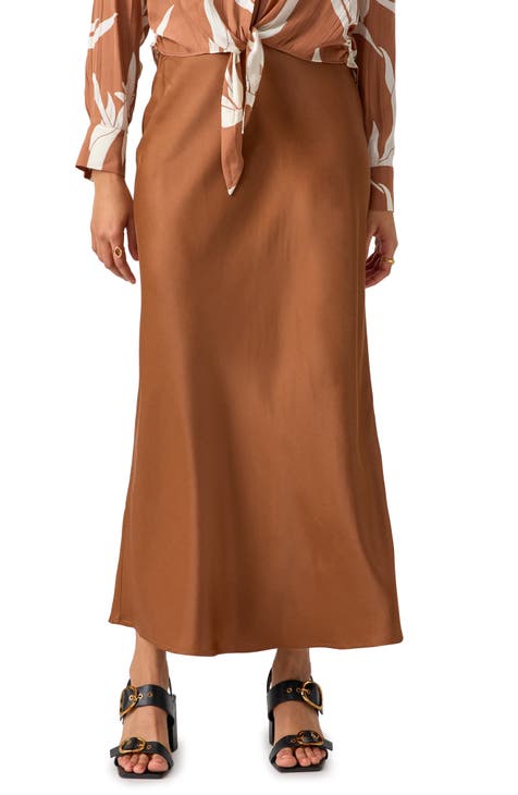Sanctuary Everyday Maxi Skirt in Mocha Mousse