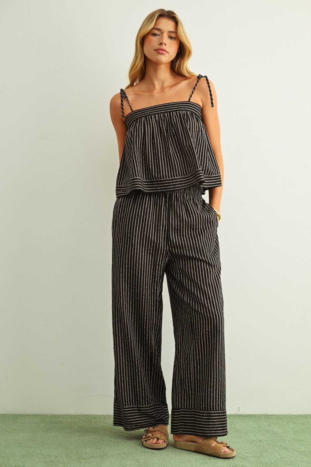 NYLAND Ezer Striped Knit Pant