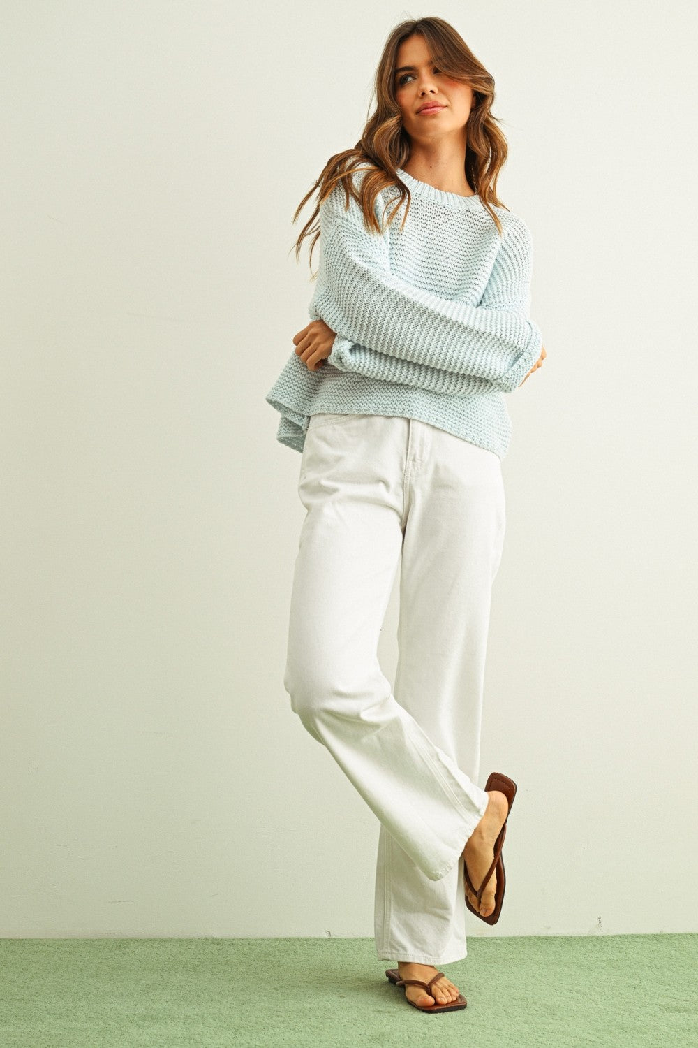 NYLAND Edwina Round Neck Sweater