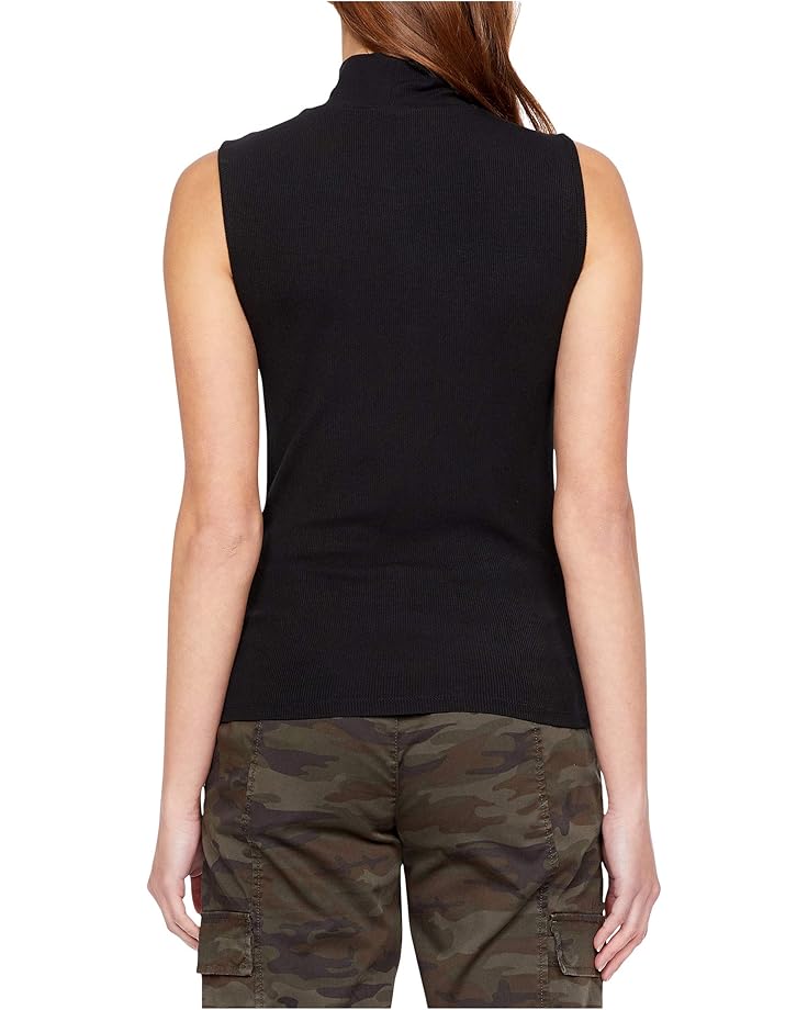 Sanctuary Essential Sleeveless Mock Neck Black