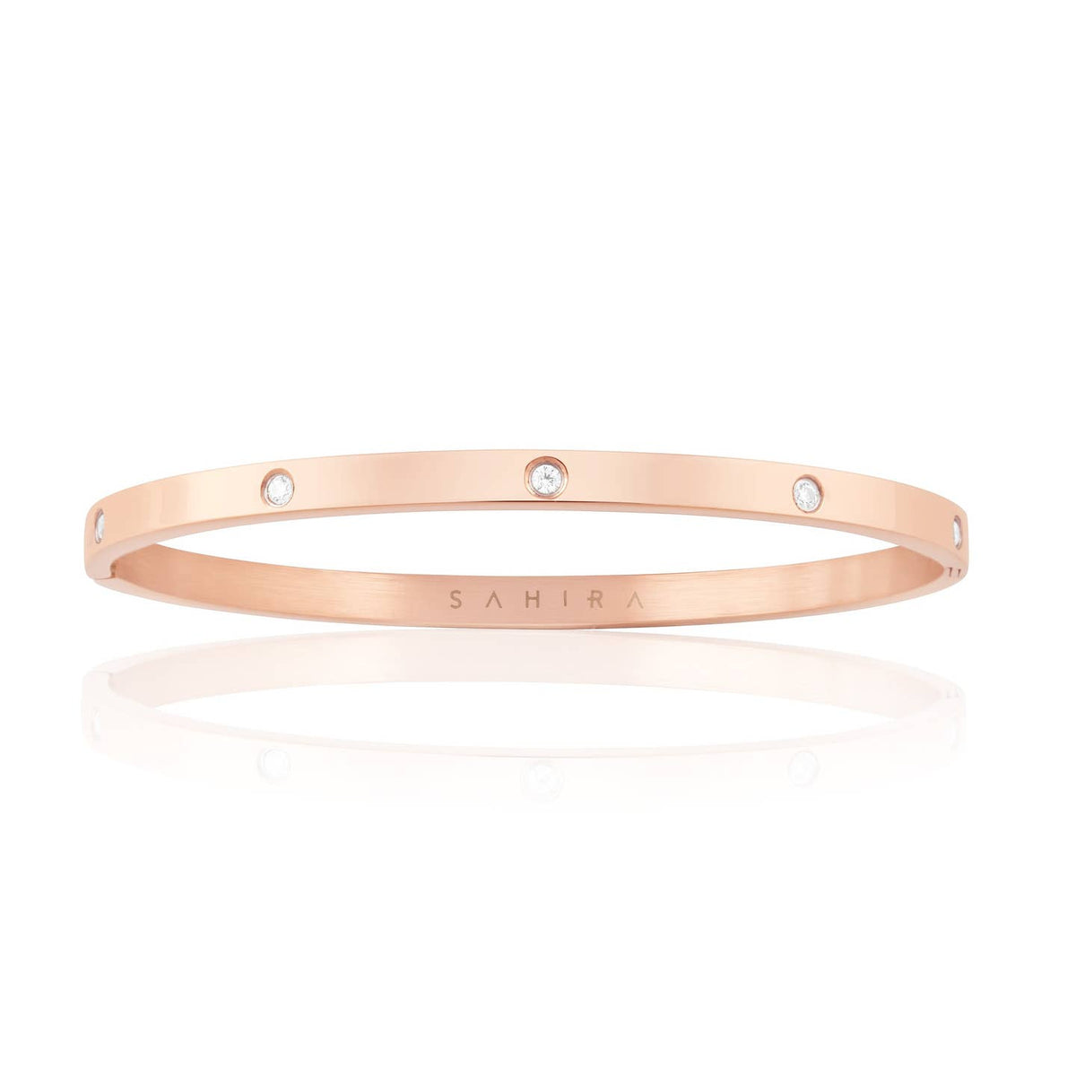 SAHIRA Elsie Stackable Bracelet Rose Gold