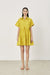 DELUC Tilda Shirt Mini Dress Mustard