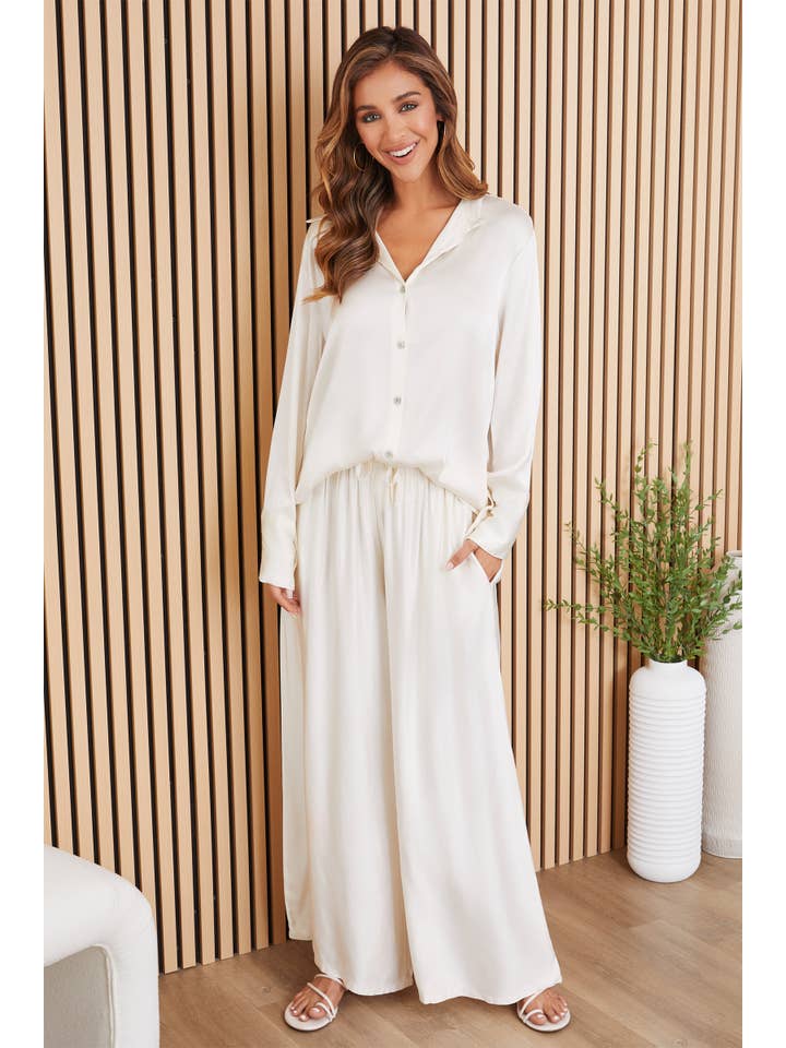 NYLAND Knightley Silky Wide Leg Pants