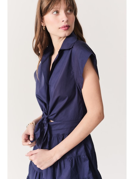 DELUC Murillo Dress in Blue Marine