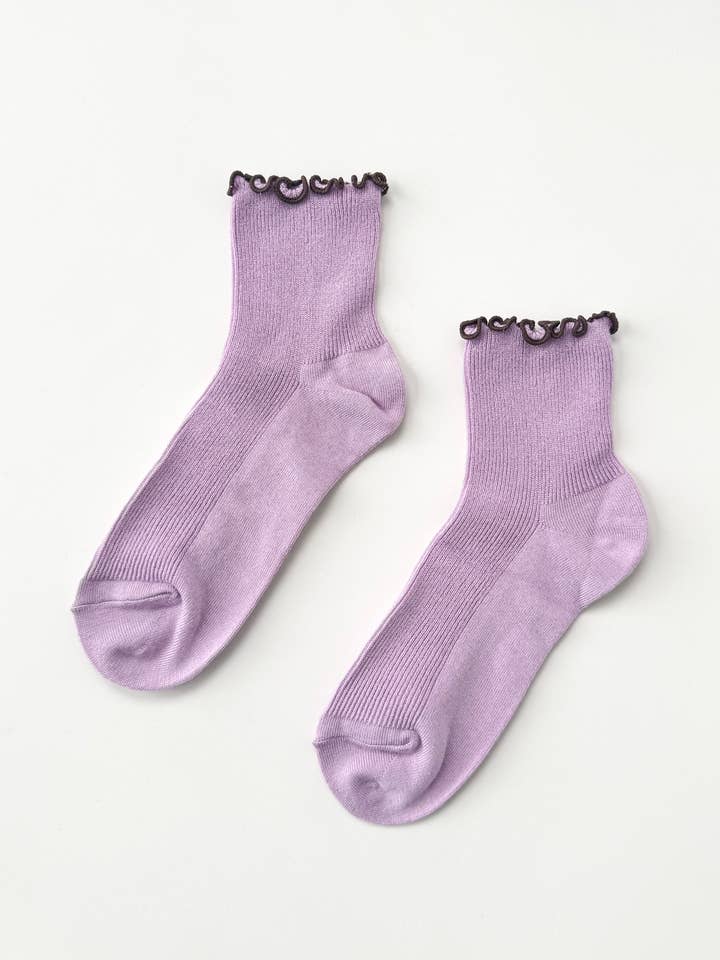Le Bon Shoppe The Petite Ruffled Modal Socks