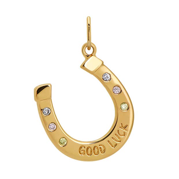 The Land of Salt Good Luck Horseshoe Charm Necklace