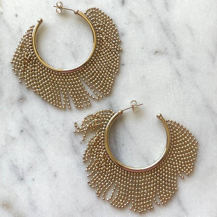 Jessica Matrasko Florence Hoop Earrings