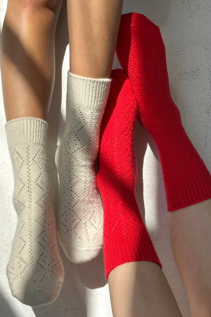 Le Bon Shoppe Cashmere Pointelle Socks