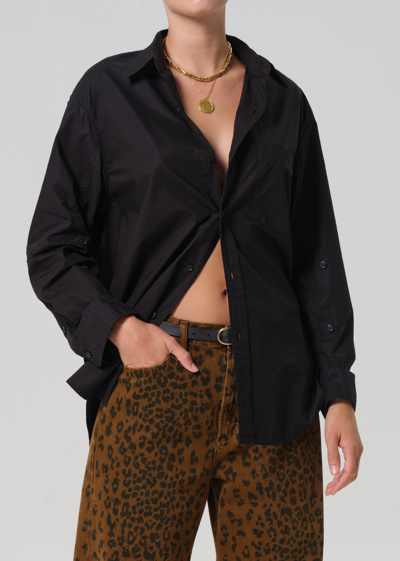 Citizens of Humanity Kayla Shirt in Black - Adorn