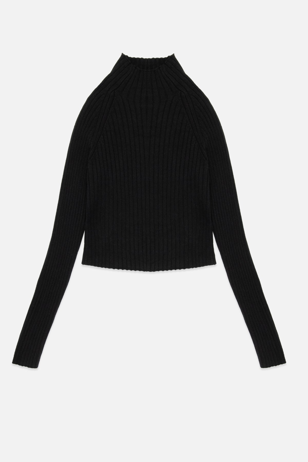DELUC Randy Crop Sweater in Black