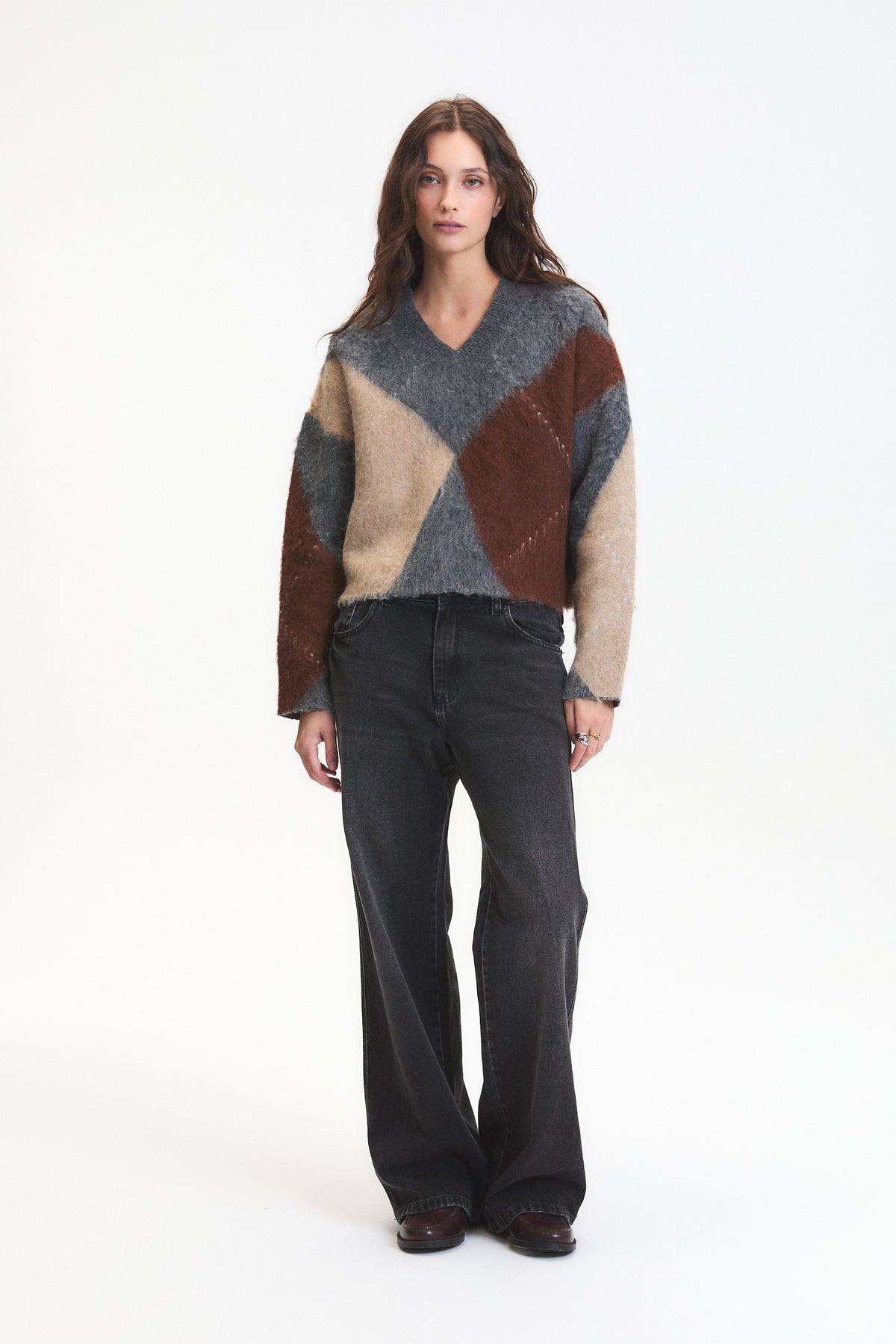 DELUC Micah Sweater in Grey Melange
