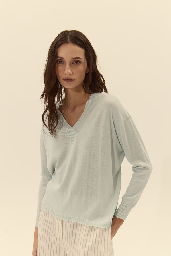DELUC Cefalonia Sweater Light Blue