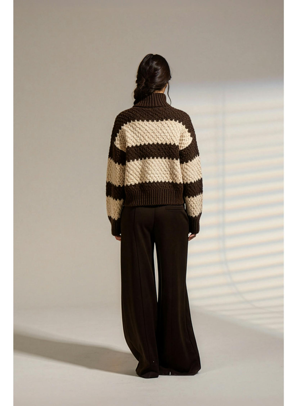 DELUC Stones Striped Cardigan