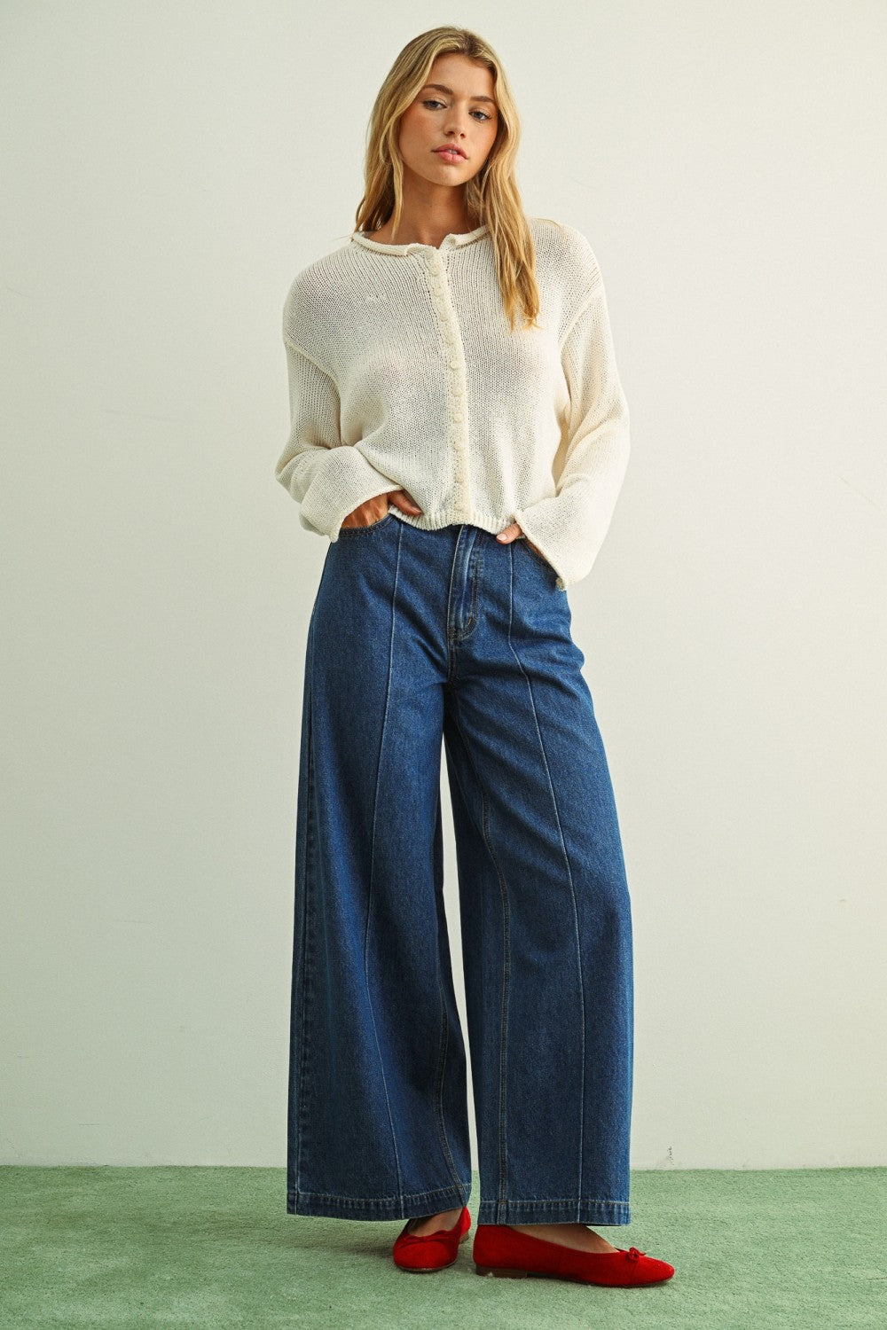 NYLAND Romilly Light Weight Button Front Cardigan