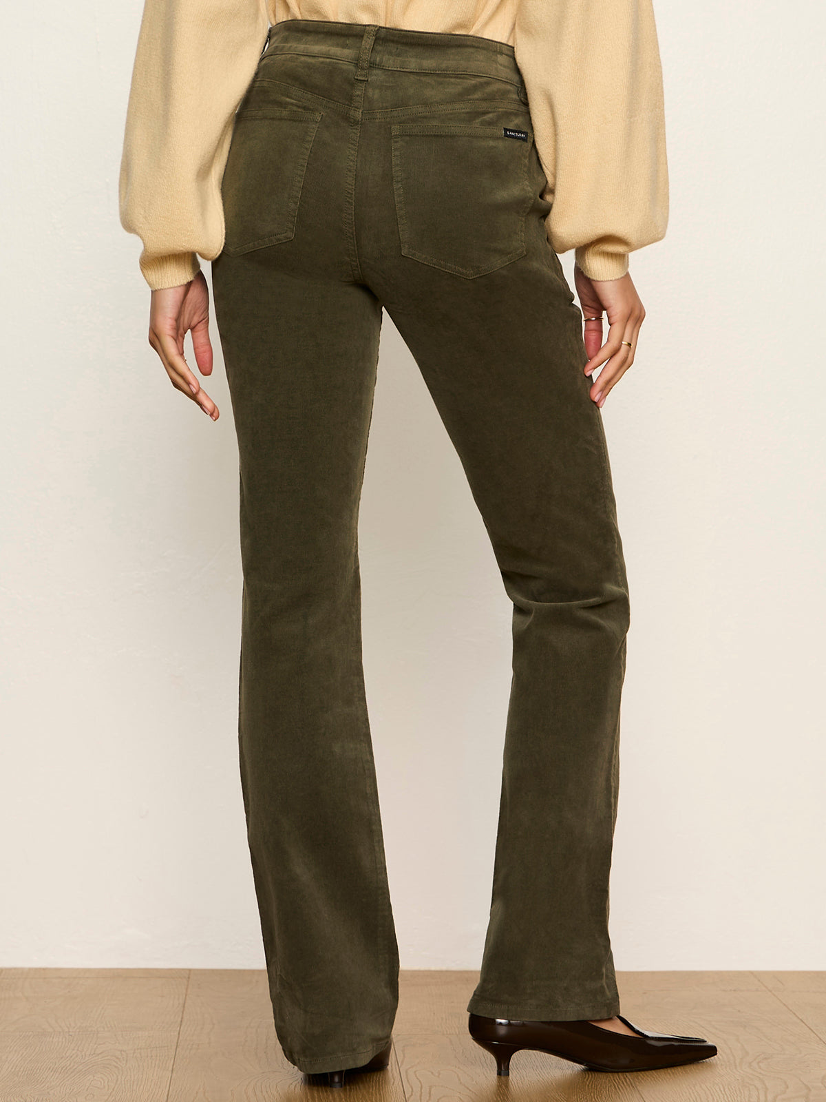 Sanctuary Play Date Corduroy Bootcut in Kalamata