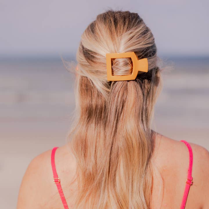 TELETIES Square Flat Hair Clip - Small