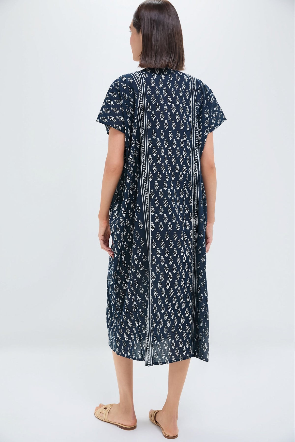 EMERSON FRY Francina Caftan in Marguerite Blue 2