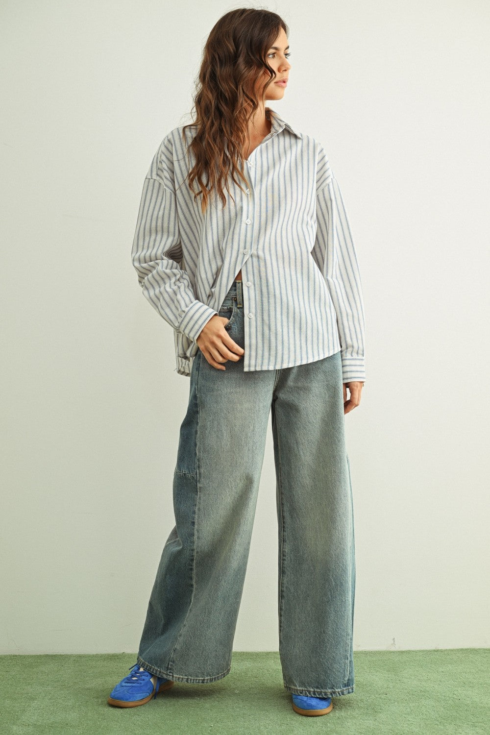 NYLAND Briella Striped Shirt