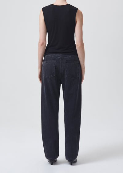 AGOLDE 90's Mid Rise Straight in Tar