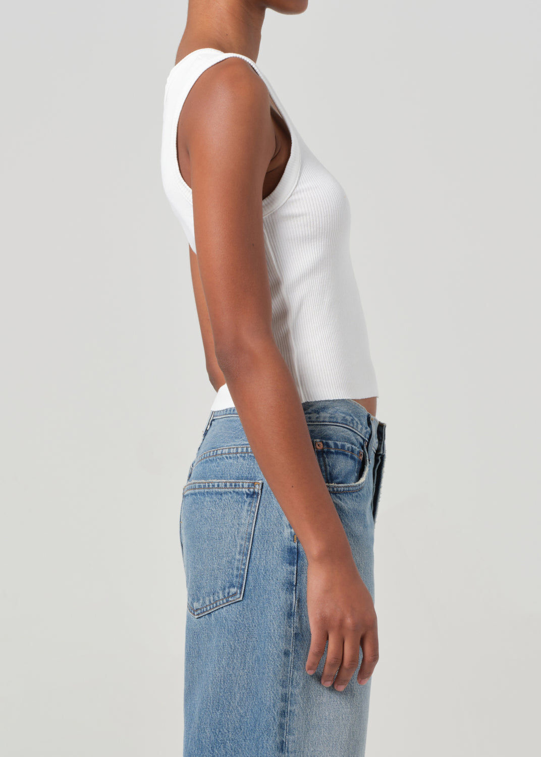 AGOLDE Shrunken Poppy Tank