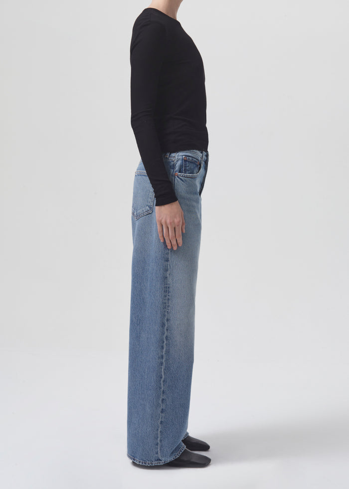 AGOLDE Low Slung Baggy in Libertine