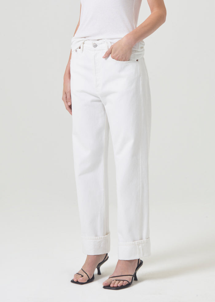 AGOLDE Fran Jean in Milkshake