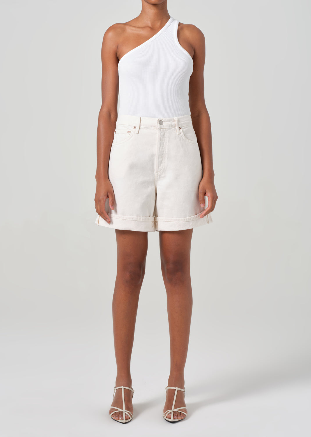 AGOLDE Dame Short in Fortune Cookie