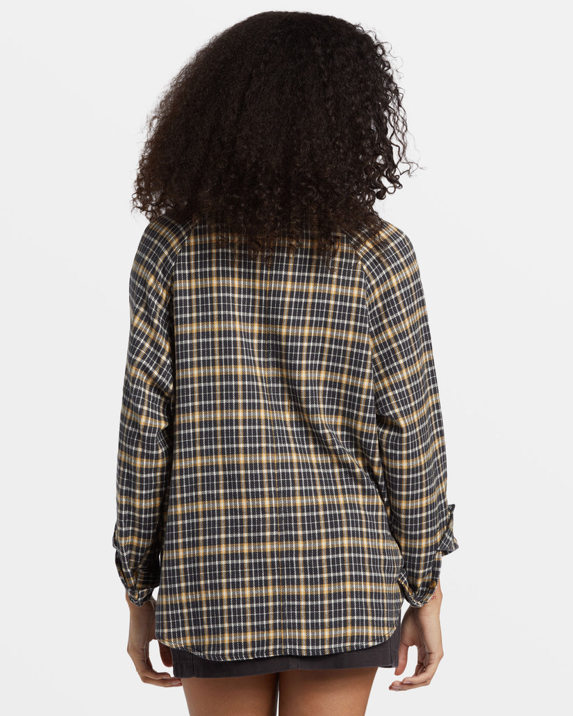 Billabong Best Time Button Down Flannel Shirt