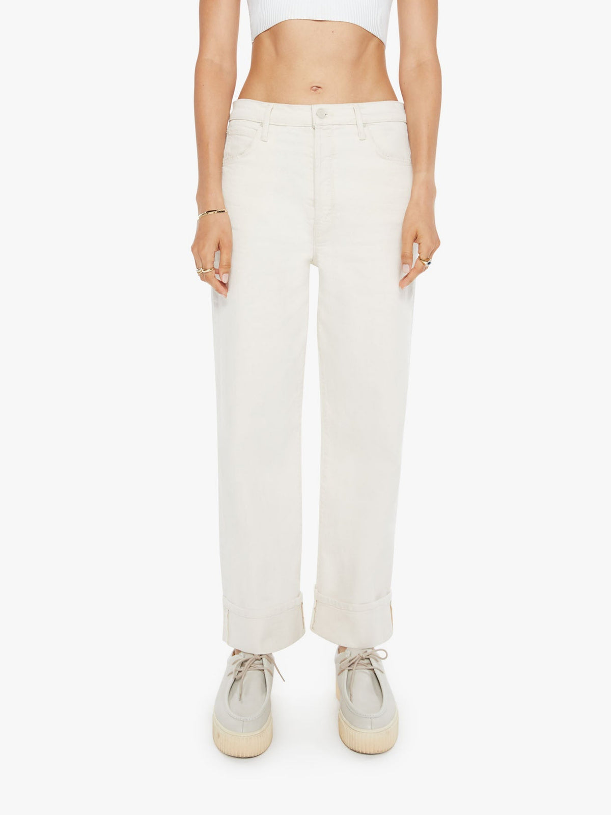 Mother The Spitfire Ankle Cuff in Act Natural