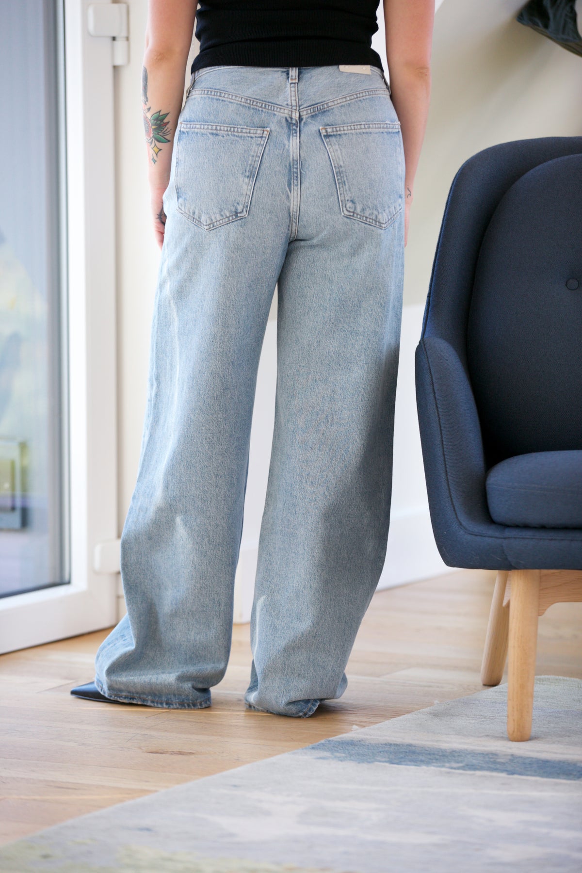 AGOLDE Low Curve Jean in Force