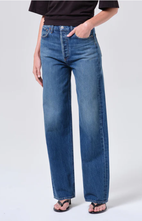 AGOLDE Ren High Rise Wide Leg in Chapter