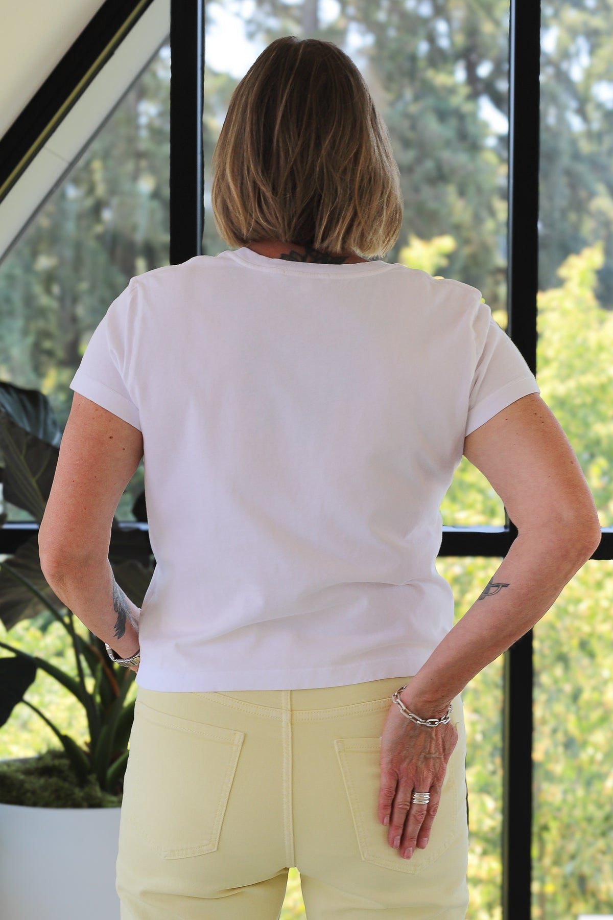 AGOLDE Adine Shrunken Tee