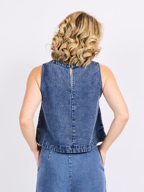 Sadie &amp; Sage It's Pouring Sleeveless Top