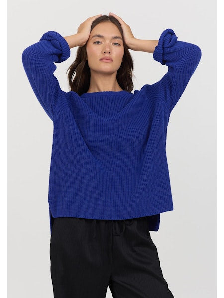 Stitches & Stripes Alice Pullover Cobalt