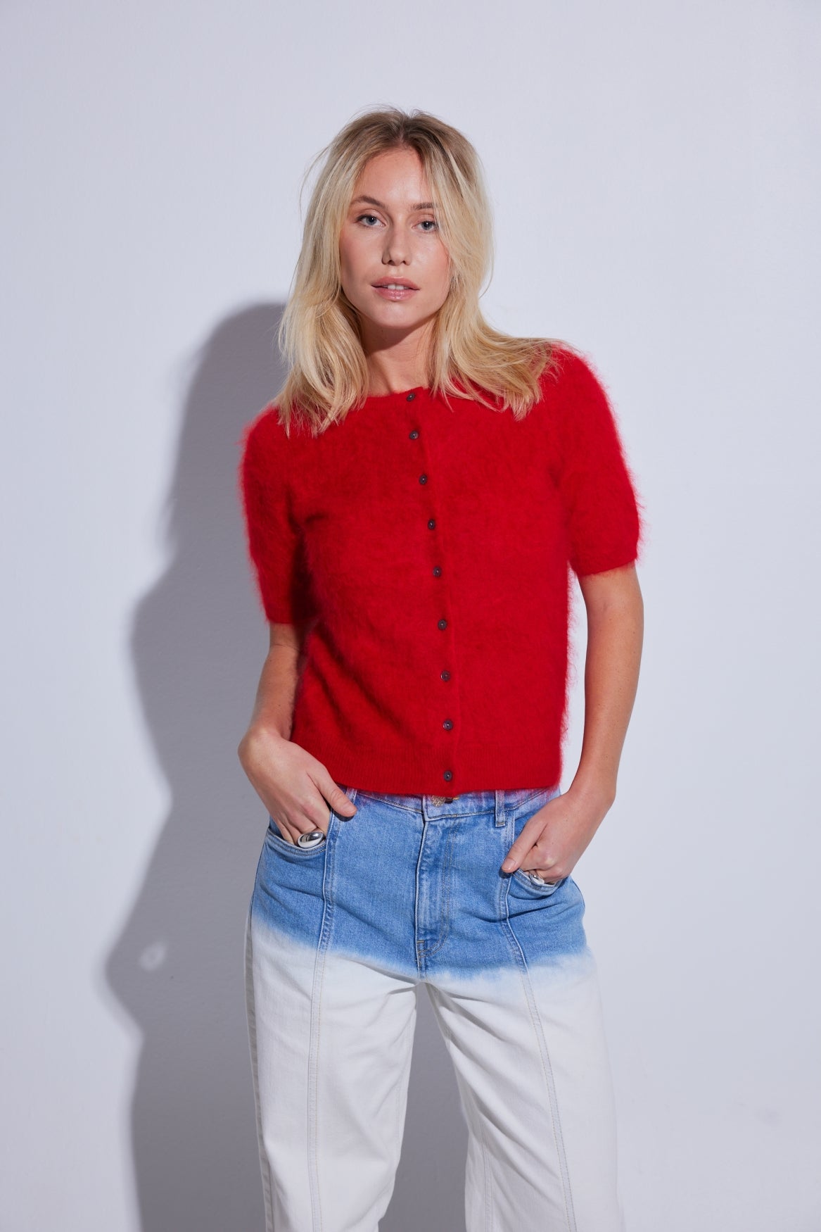 Colorush (C-RUSH) Brushed Chamonix Tee Cardi Spicy