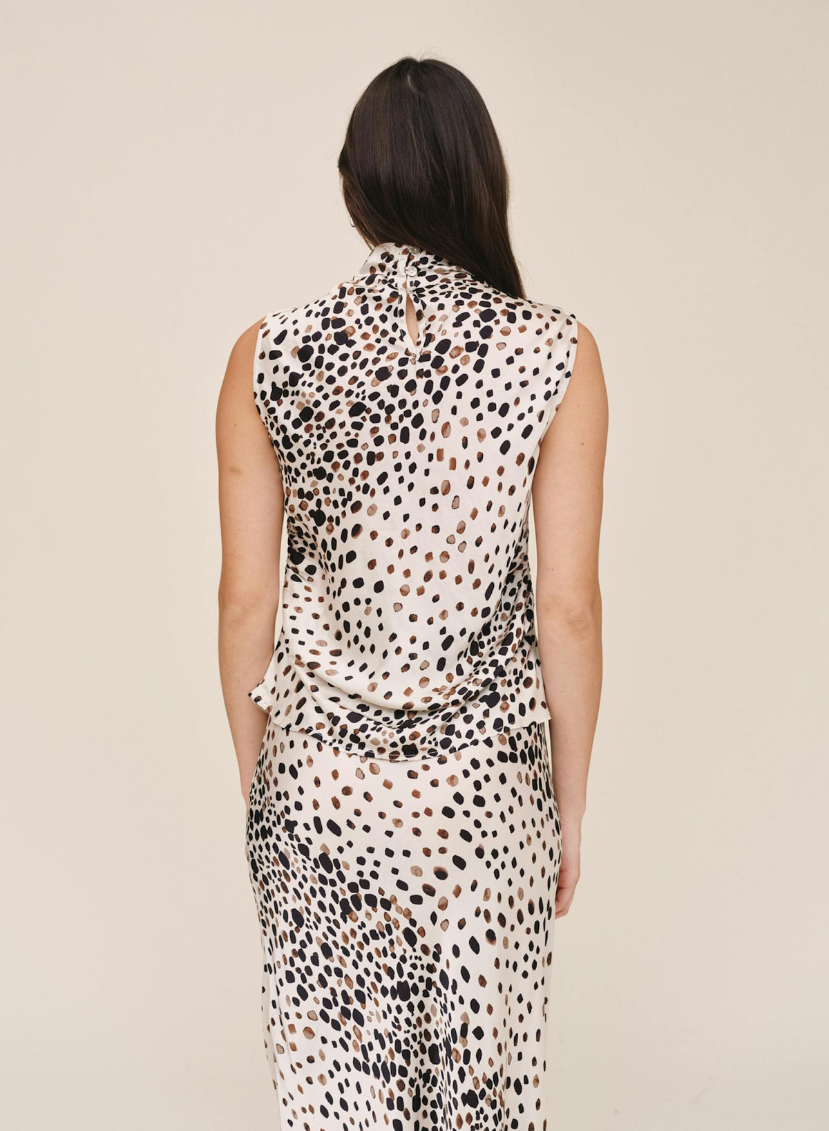 Bella Dahl Fitted Cowl Neck Top
