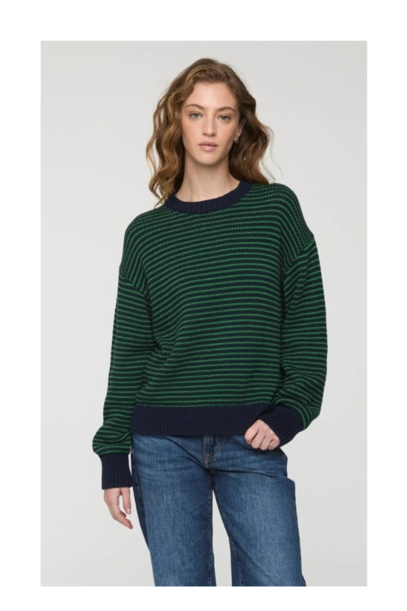 PISTOLA Aura Relaxed Crew Neck Sweater