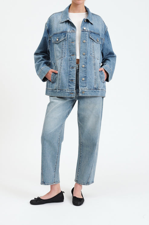 Daze Denim Beau Denim Jacket in Twinkle
