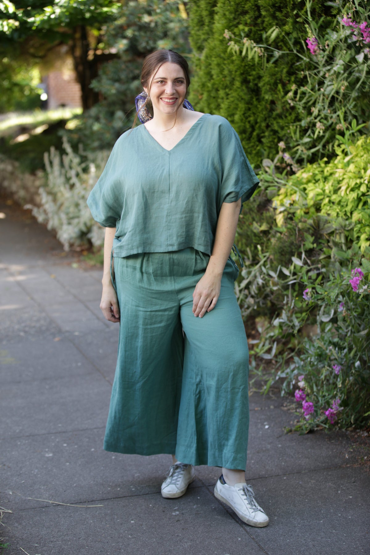 BEL KAZAN Isla Top in Seafoam