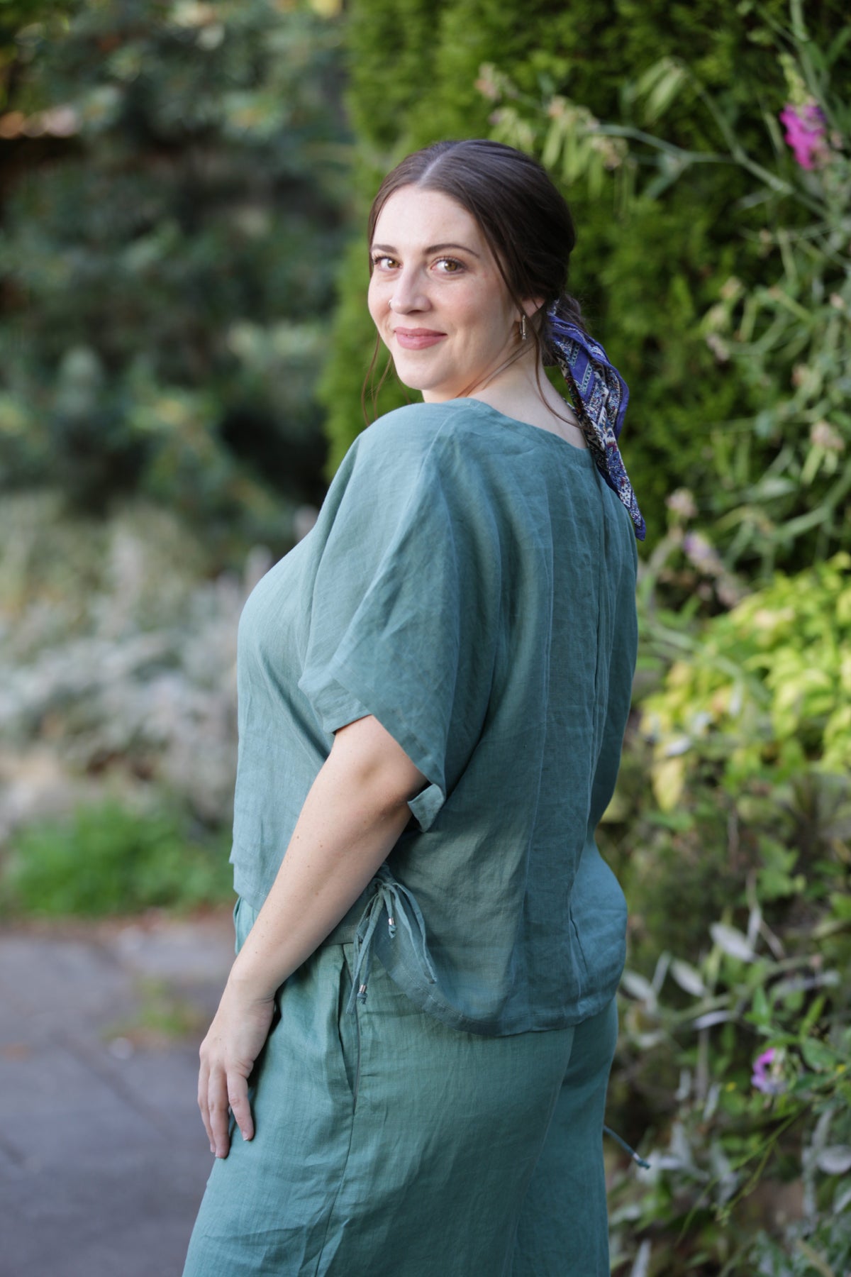 BEL KAZAN Isla Top in Seafoam