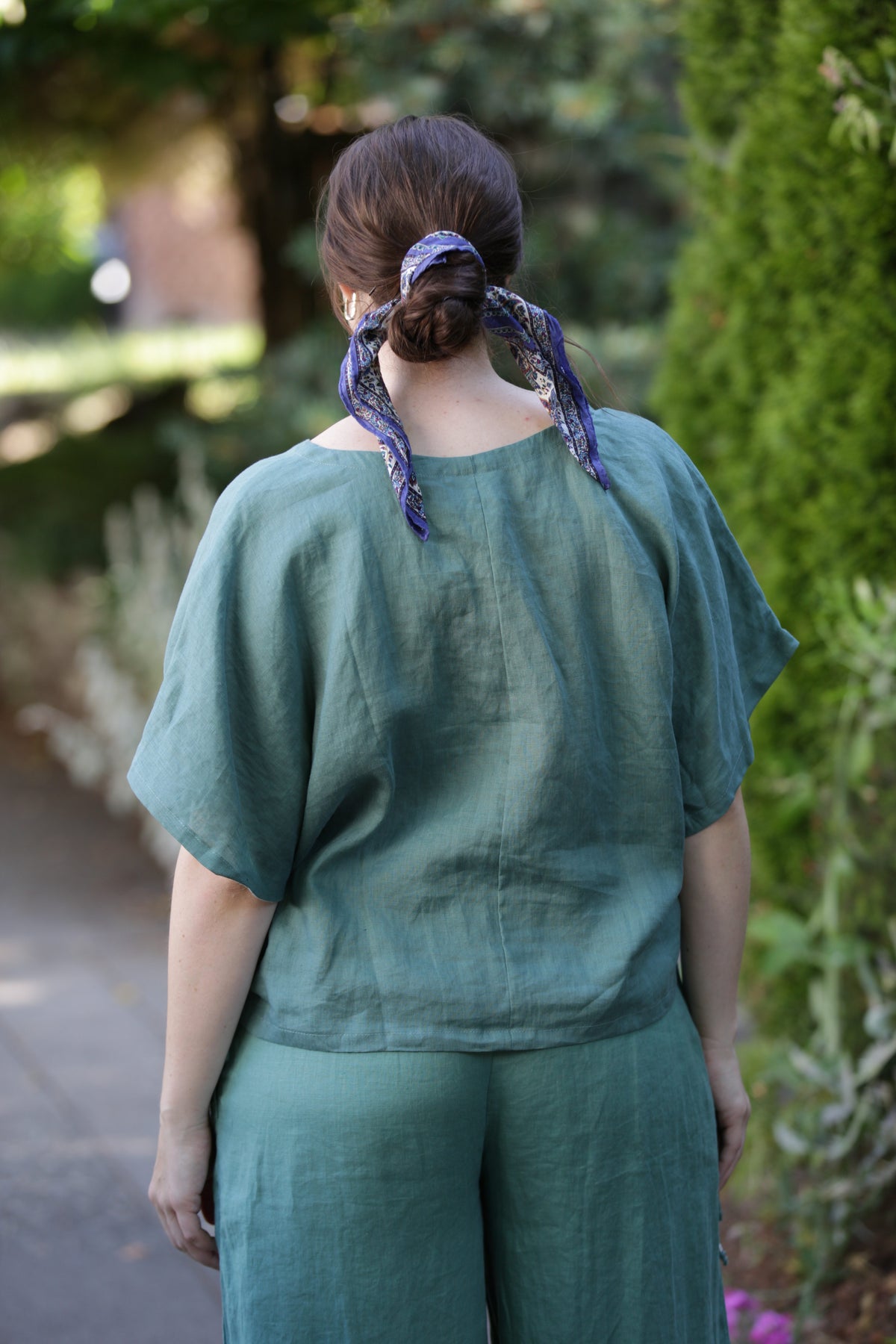BEL KAZAN Isla Top in Seafoam