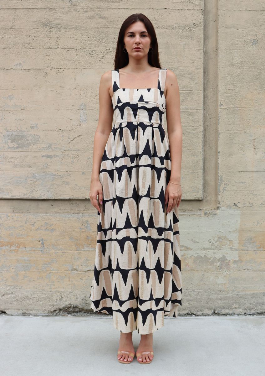 BEL KAZAN Janie Dress in Black Vista