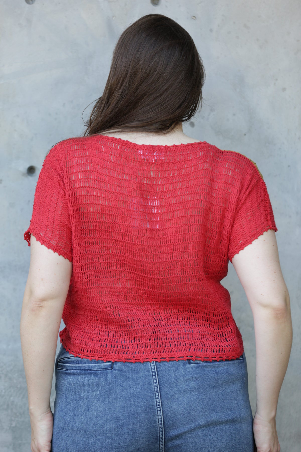 BEL KAZAN Yeva Top in  Cherry